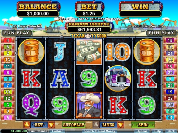 Joe Fortune Casino Screenshot